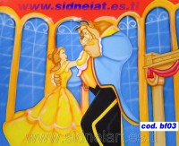 Painel A Bela e a Fera